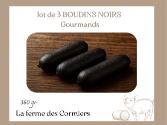 Boudins noirs gourmands